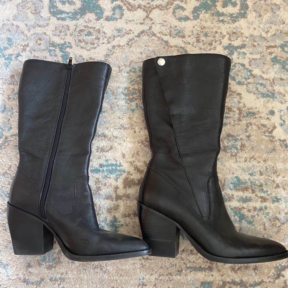 Sole Society mid calf boot